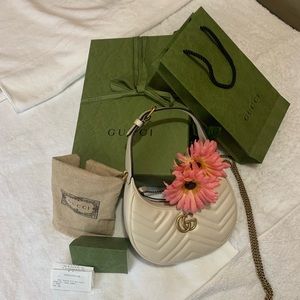 Marmont GG half moon shape